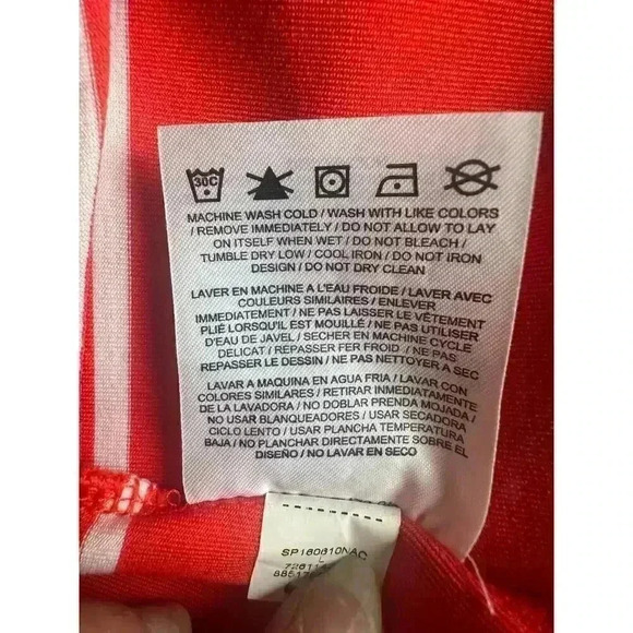 Nike Golf Dri-Fit Skort Orange/White Stripes Women’s L - Picture 8 of 9